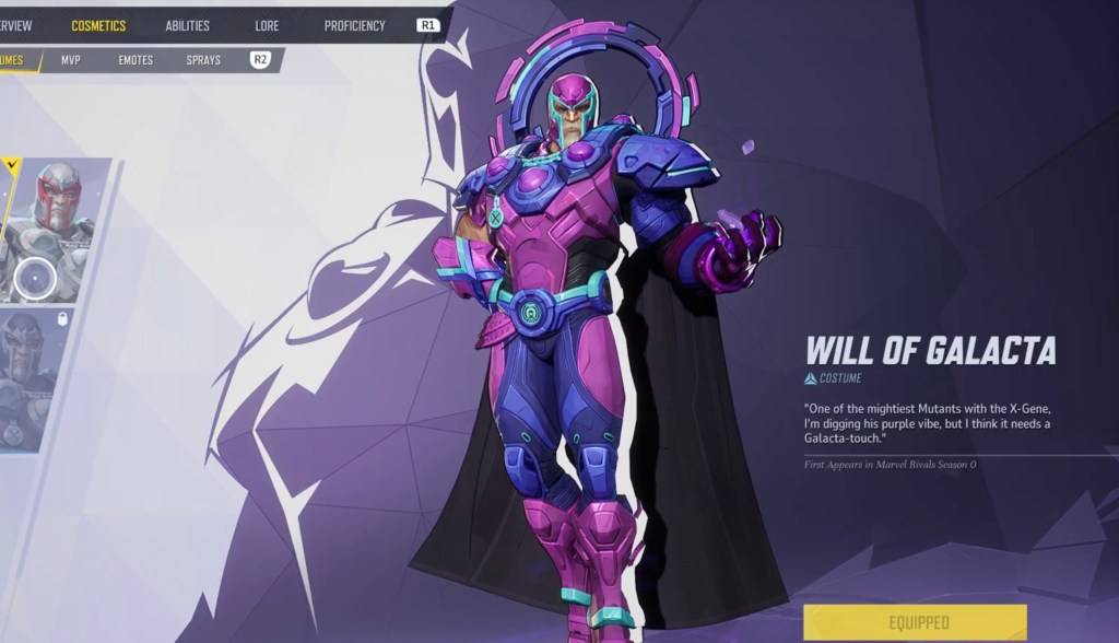 Magneto's Will of Galacta Skin