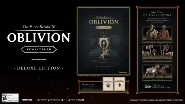 Elder Scrolls Oblivion Remastered w przedsprzedaży i DLC