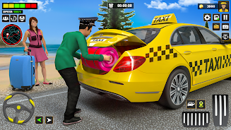 US Taxi Car Driving Games Schermafbeelding 1