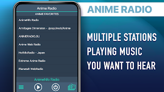 Anime Radio Favorites Ảnh chụp màn hình 3