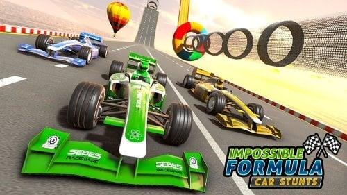 Formula Car Racing Stunts Ramp Ảnh chụp màn hình 0