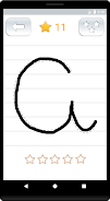 Cursive handwriting Portuguese 螢幕截圖 1