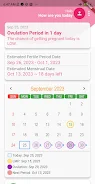 Ovulation Estimator Plus ภาพหน้าจอ 1