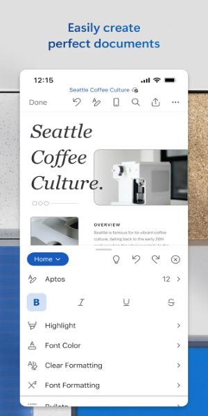 Microsoft Word: Edit Documents Zrzut ekranu 0
