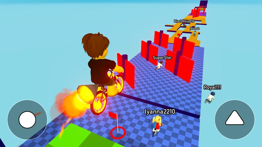 Obby bike: Parkour Adventure 螢幕截圖 2