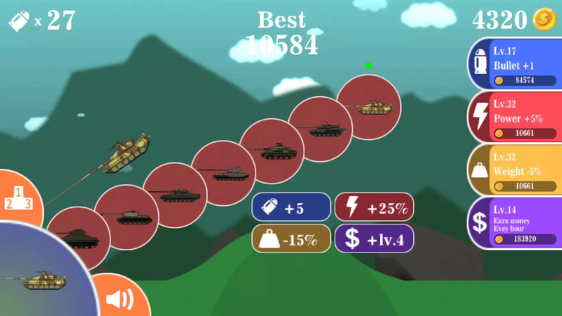 Flip the tank blast shot ภาพหน้าจอ 3