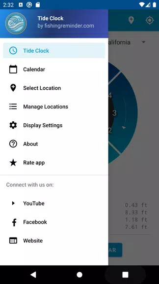 Tide Clock ဖန်သားပြင်ဓာတ်ပုံ 1