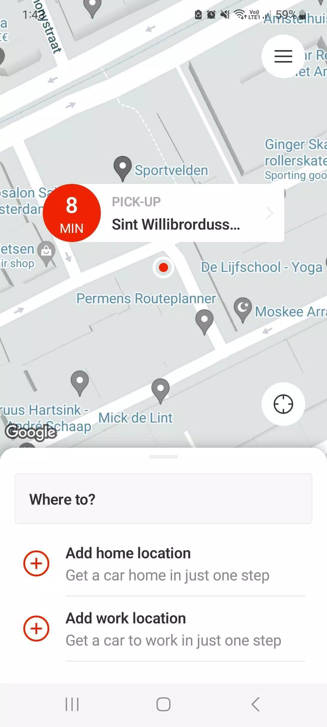 TCA Taxi Amsterdam Screenshot 1