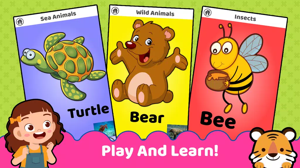 Animals for kids: Color & Draw Capture d'écran 2