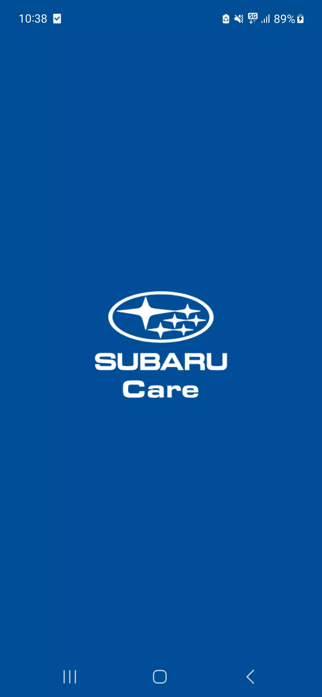 SUBARU Care स्क्रीनशॉट 0