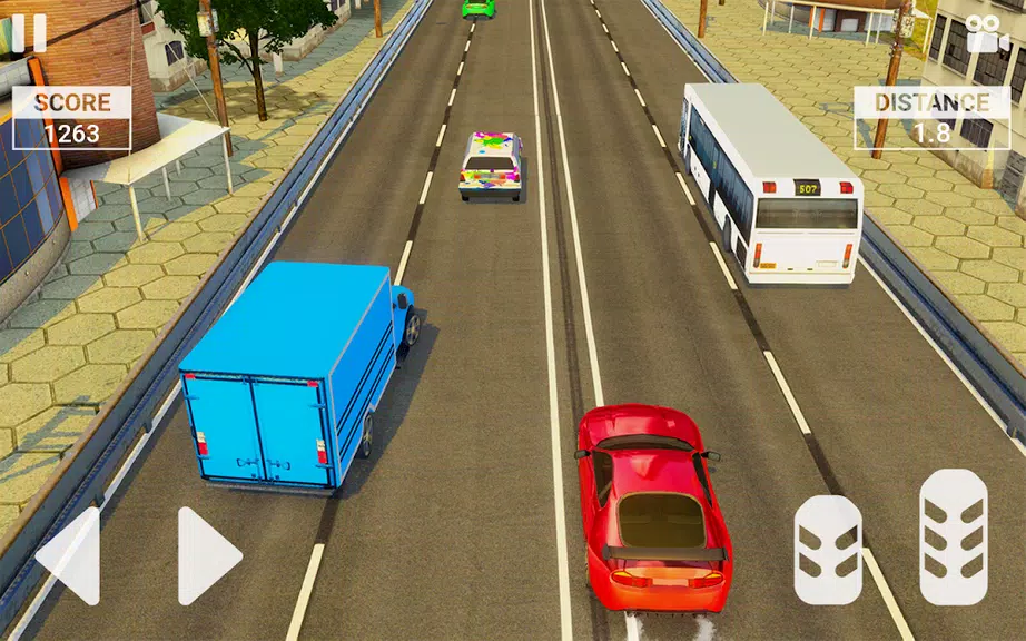 Real Highway Traffic Car Race スクリーンショット 2