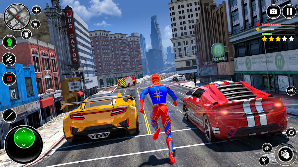 Spider Rope Man Superhero Game Screenshot 3