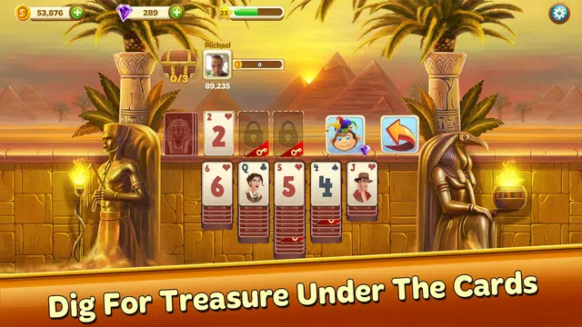 Solitaire Treasure Hunt Скриншот 2