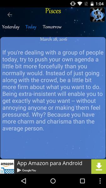 Aleksey Daily Horoscope Screenshot 2