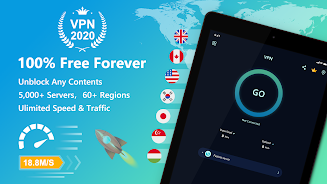 Free VPN Super™ -Fast & Secure 螢幕截圖 1