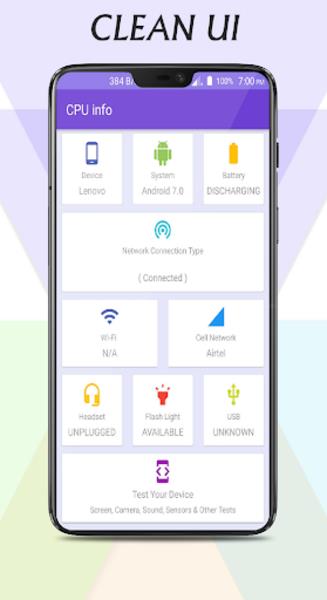 CPU-Z : Device & System info for Android™ 螢幕截圖 3