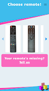 Remote control for HP TV Schermafbeelding 1