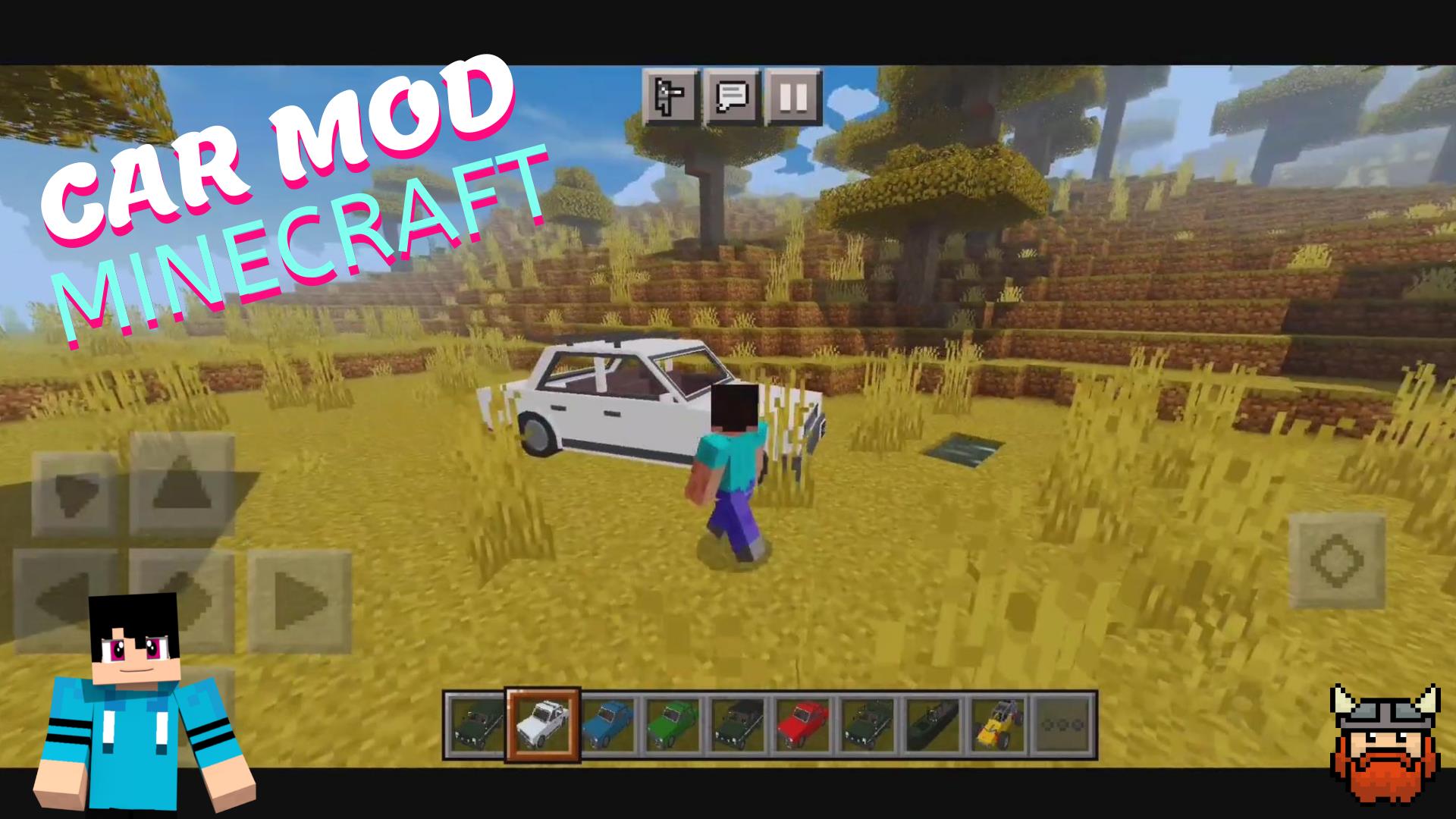 Cars Mod for Minecraft PE Tangkapan skrin 1