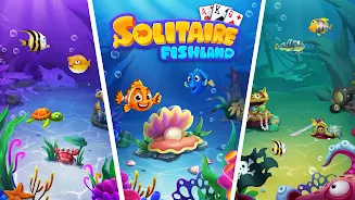 Solitaire - Fishland 螢幕截圖 2