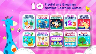 Learn Numbers 123 - Kids Games Скриншот 2