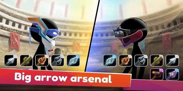 Stickman Archer Online ภาพหน้าจอ 1