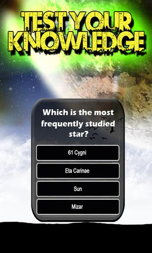 Astronomy Trivia Screenshot 1