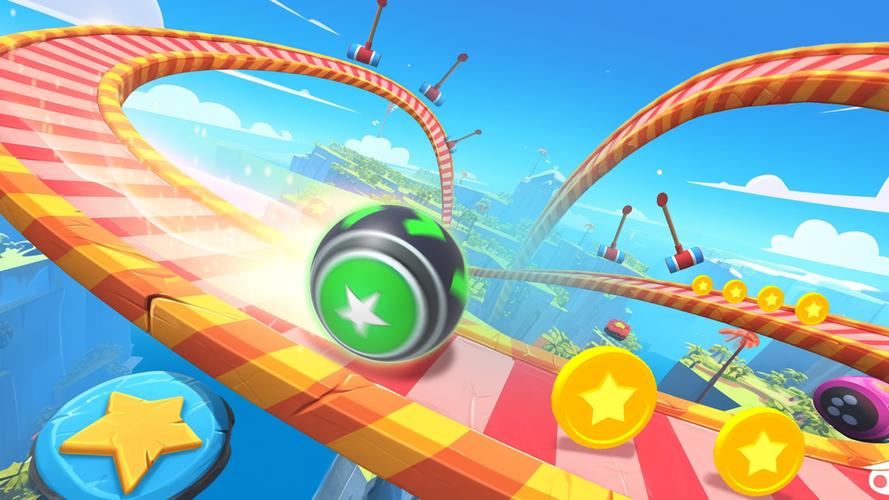 3D Super Rolling Ball Race Tangkapan skrin 2