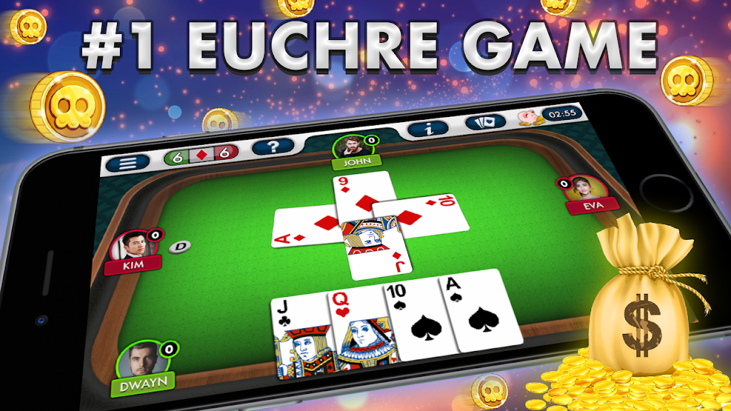 Euchre Plus 螢幕截圖 0