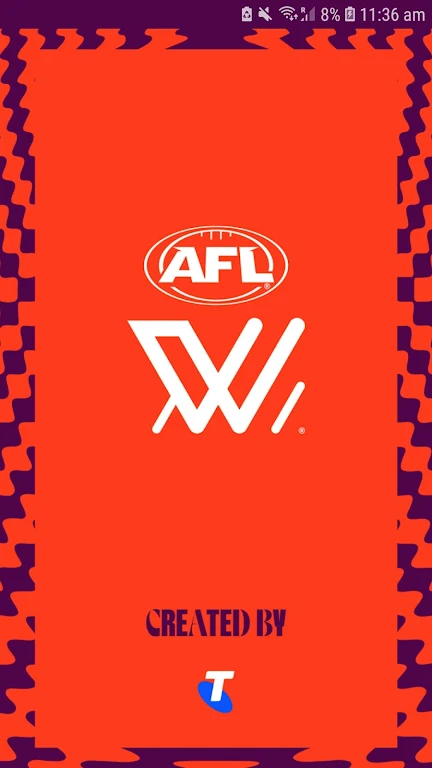 AFLW Official App Zrzut ekranu 0