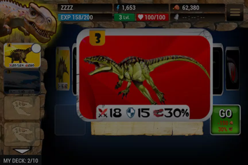 Dinosaur Online Card Wars স্ক্রিনশট 2