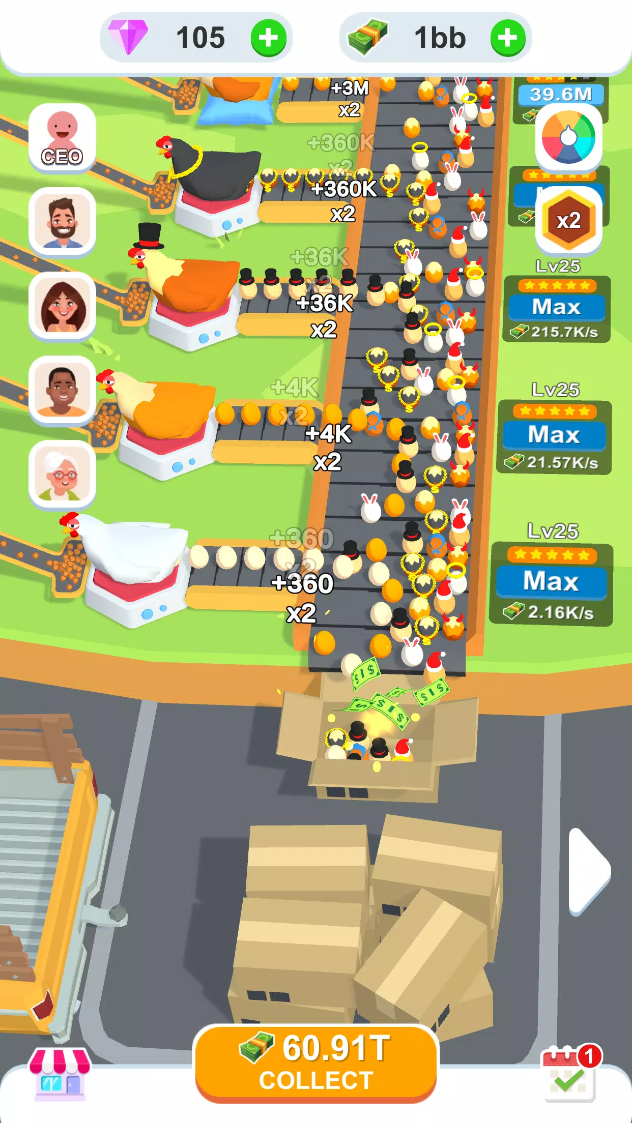 Idle Egg Factory ภาพหน้าจอ 1