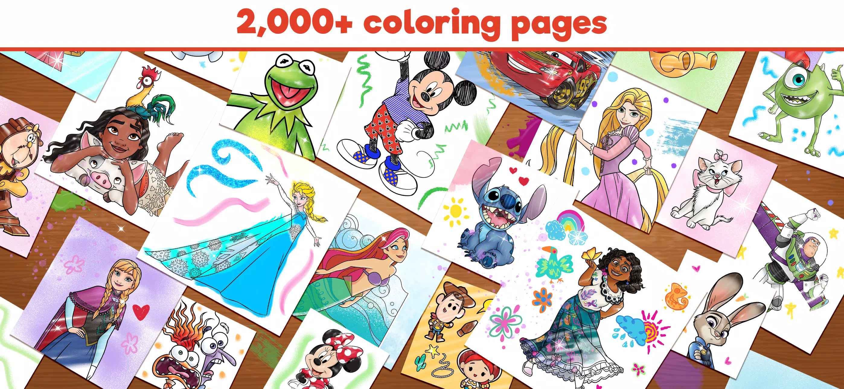 Disney Coloring World 스크린샷 1