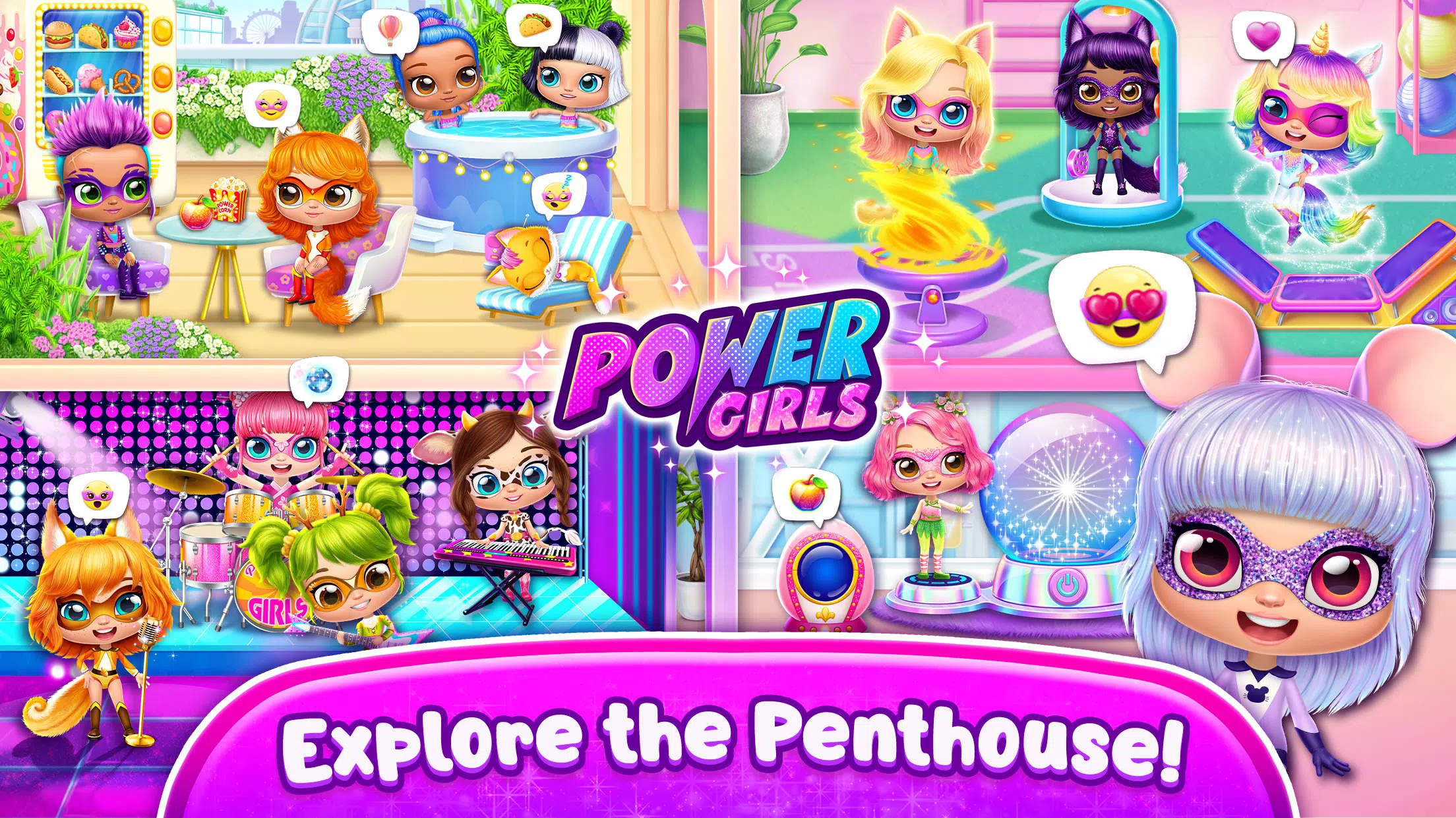 Power Girls - Fantastic Heroes Ảnh chụp màn hình 2