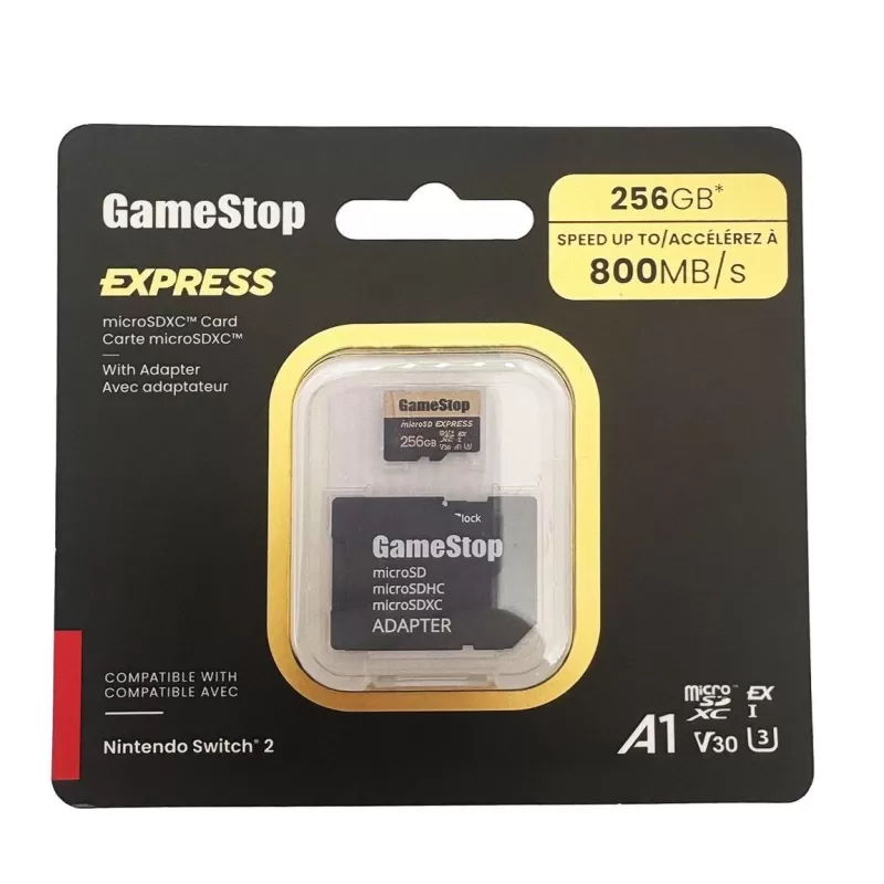 GameStop wird MicroSD Express -Karten für Switch 2 Start vorbestellt