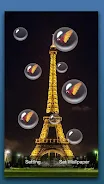 Paris Night Live Wallpaper Schermafbeelding 3