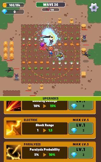 Scarecrow War : Idle Defense ภาพหน้าจอ 2