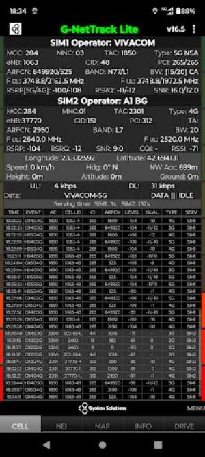 G-NetTrack Lite ဖန်သားပြင်ဓာတ်ပုံ 0