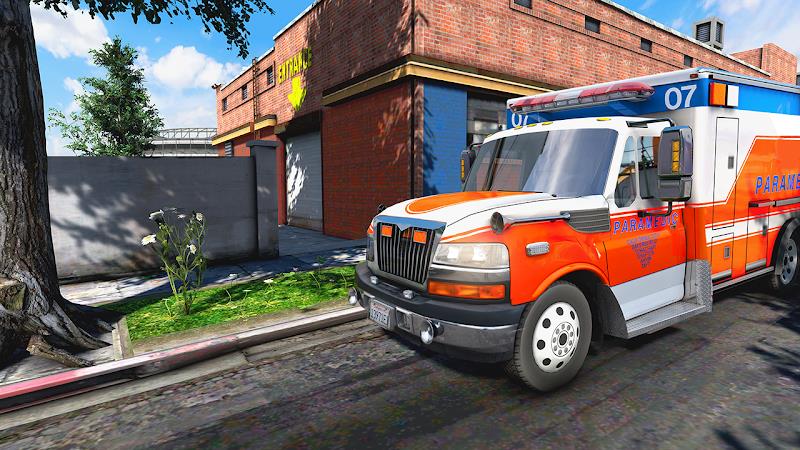 Hospital Driver Ambulance Game 螢幕截圖 1