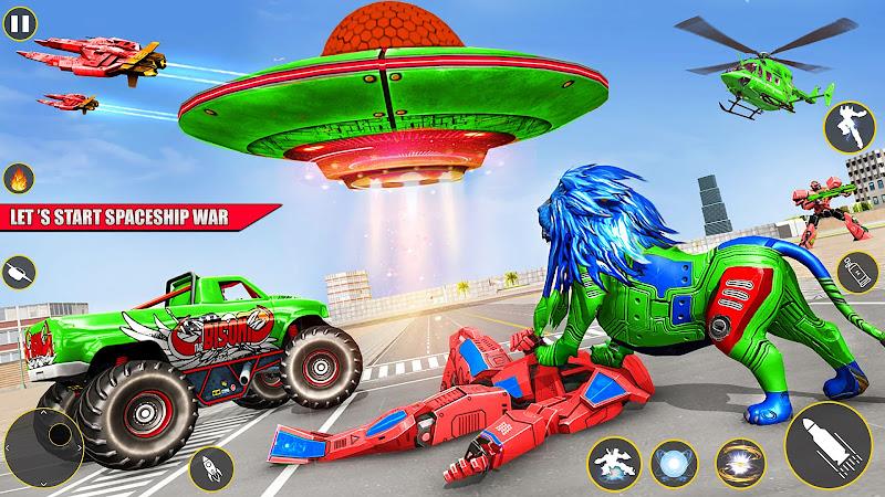 Spaceship Robot Transform Game Schermafbeelding 3