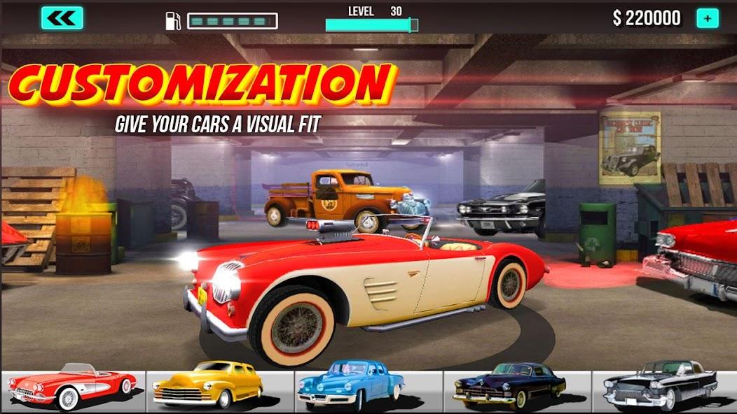 Classic Car Games Race America Mod 螢幕截圖 3