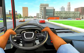 Bus Driving Sim- 3D Bus Games Скриншот 1