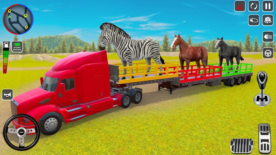 Wild Animal Truck Transporter应用截图第0张