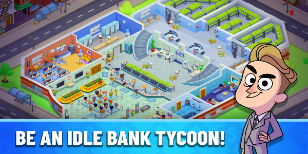 Idle Bank Tycoon: Money Empire Captura de tela 1