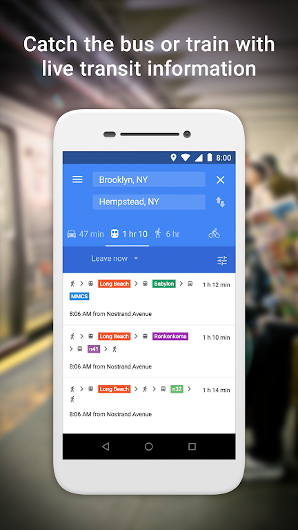 Google Maps Go Schermafbeelding 2
