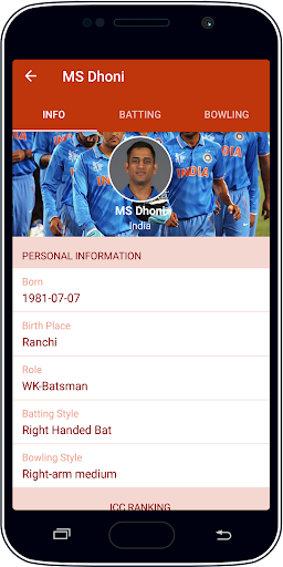 Live Cricket Score & News Ảnh chụp màn hình 0