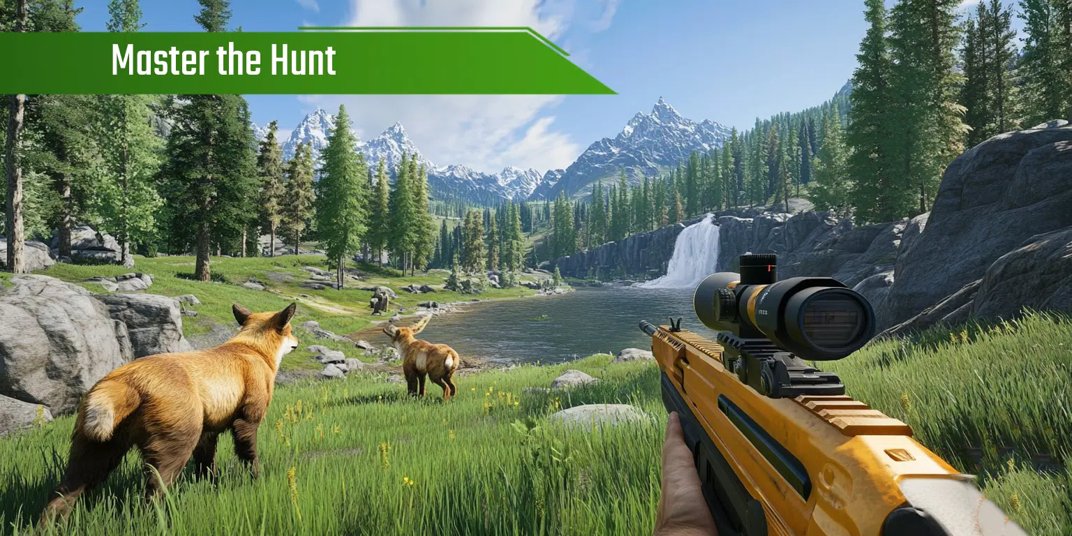 Sniper hunting jungle animals Captura de tela 0