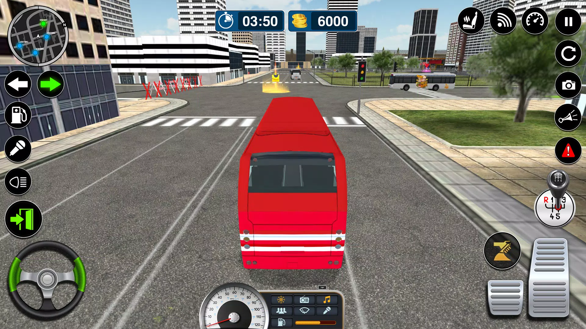 City Bus Steer Challenge ภาพหน้าจอ 2