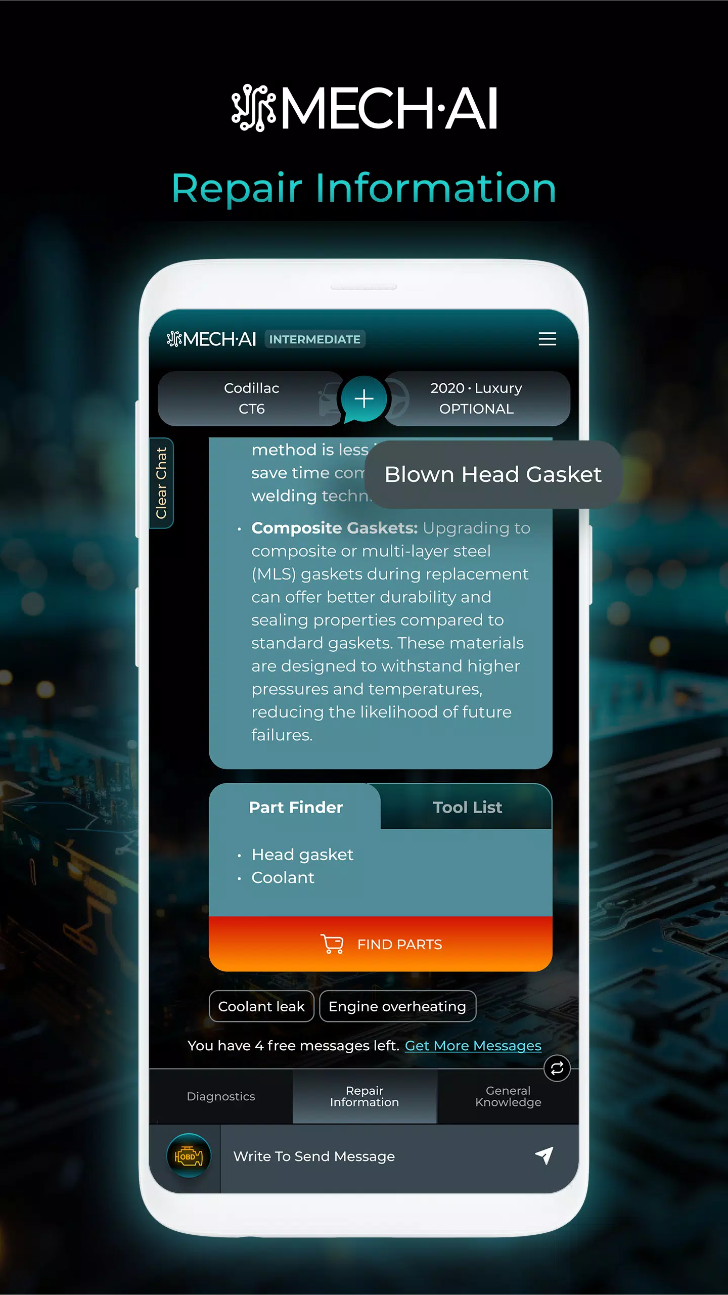 MECH.AI: Diagnostic & Repair Tangkapan skrin 2