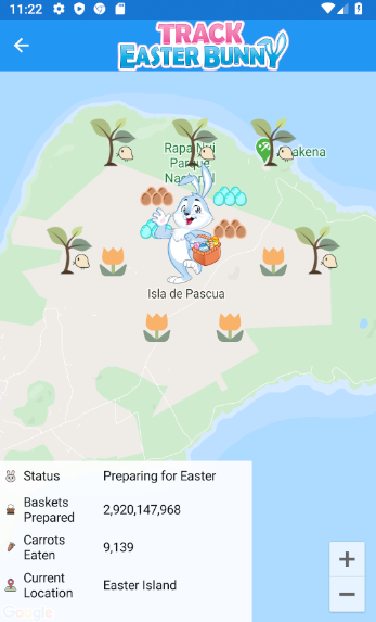 The Easter Bunny Tracker Screenshot 1