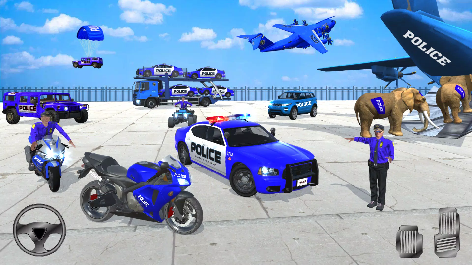 Crazy Car Transport Truck Game Zrzut ekranu 1